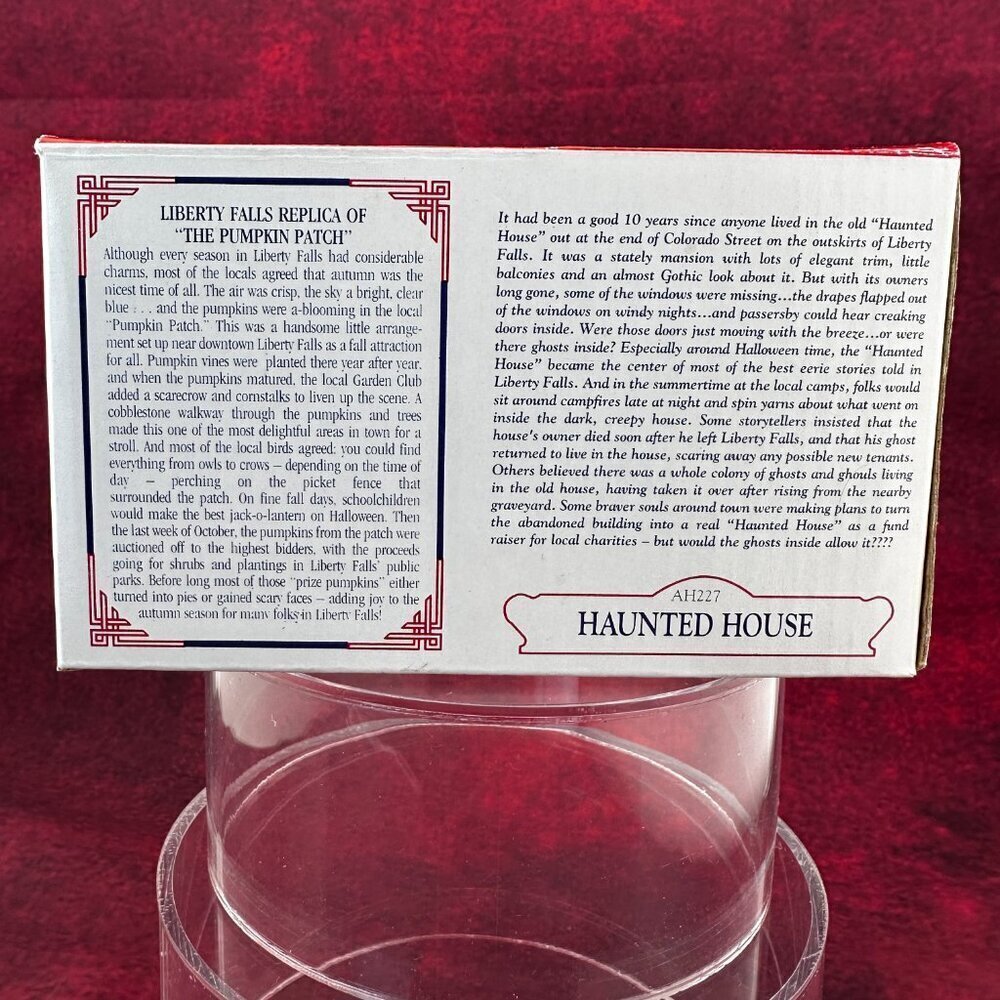 LIBERY FALLS AMERICANA COLLECTION " HOUNTED HOUSE" # AH227 NEW IN OPEN BOX - Picture 9 of 11